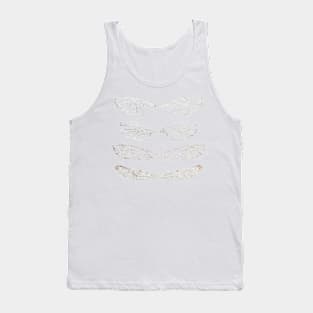 Insect Wings Silver - Butterfly, Moth, Cicada, and Dragonfly Tank Top